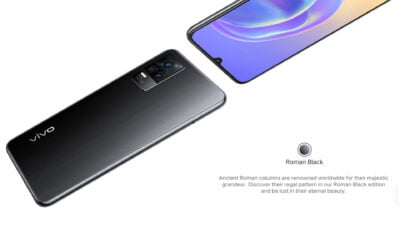 Vivo V21e roman black color